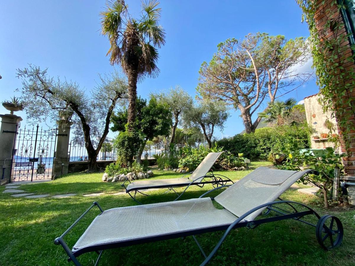 טוסקולנו מדרנו Casa Vacanze Gabbianella Villa Con Giardino Lungolago Maderno מראה חיצוני תמונה