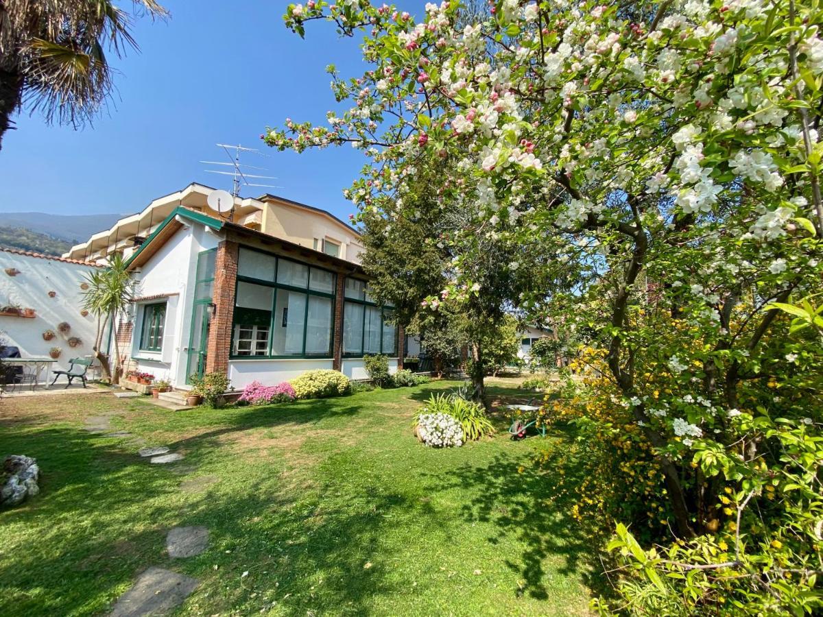 טוסקולנו מדרנו Casa Vacanze Gabbianella Villa Con Giardino Lungolago Maderno מראה חיצוני תמונה
